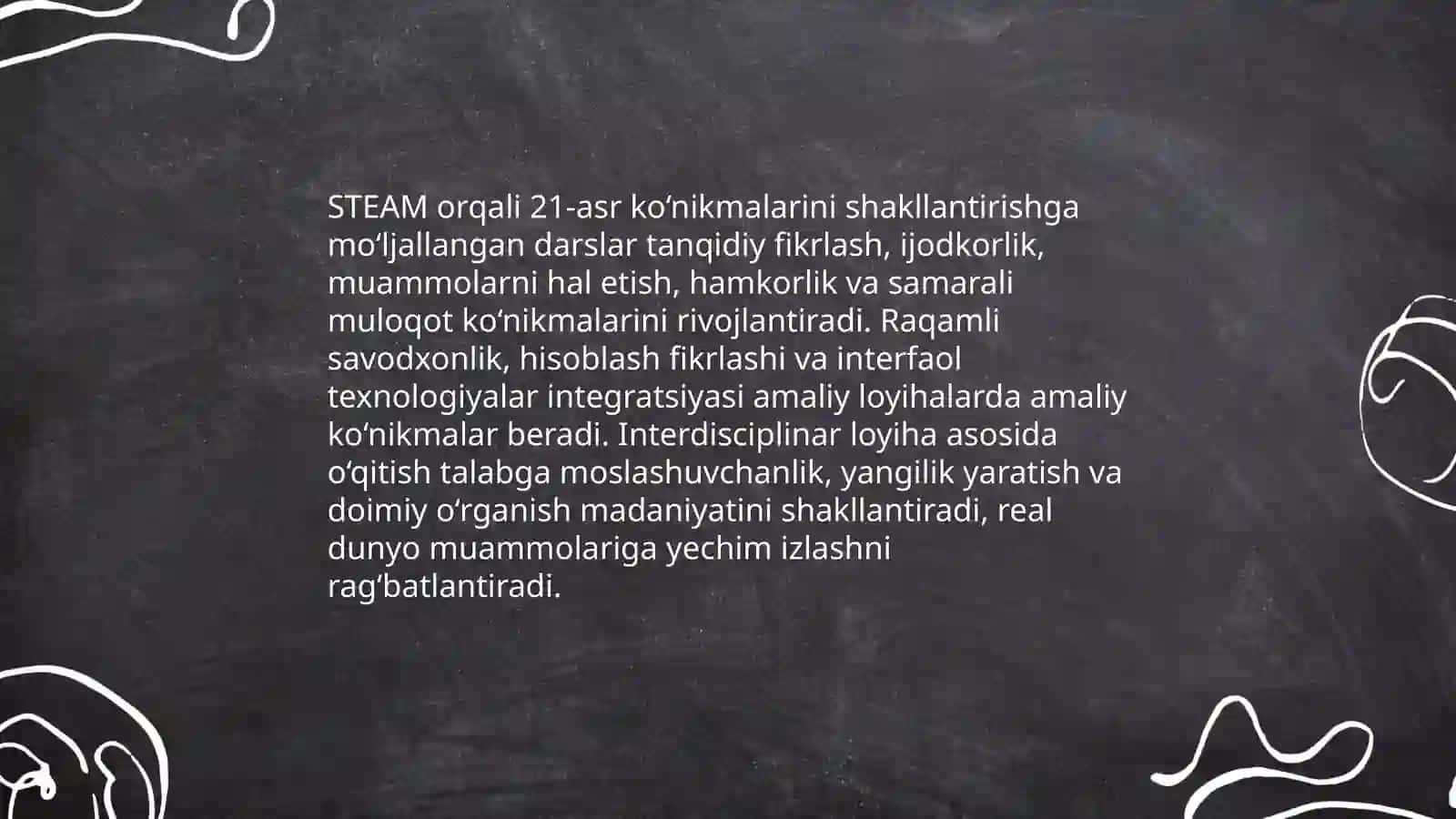 Zamonaviy STEAM yondashuv davr talabi 4