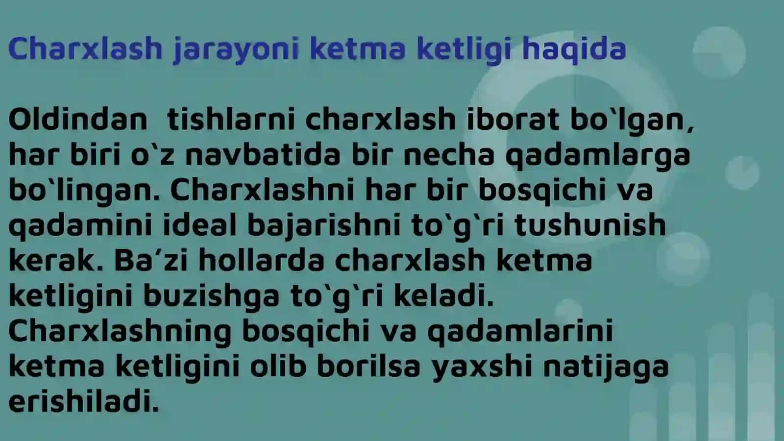 Tish qattiq toʻqimasini charxlashning minimal invaziv usullari 4