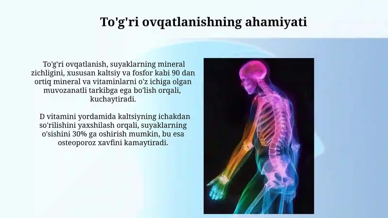 Suyaklarning oʻsishi va taşır etuvchi omillar 4