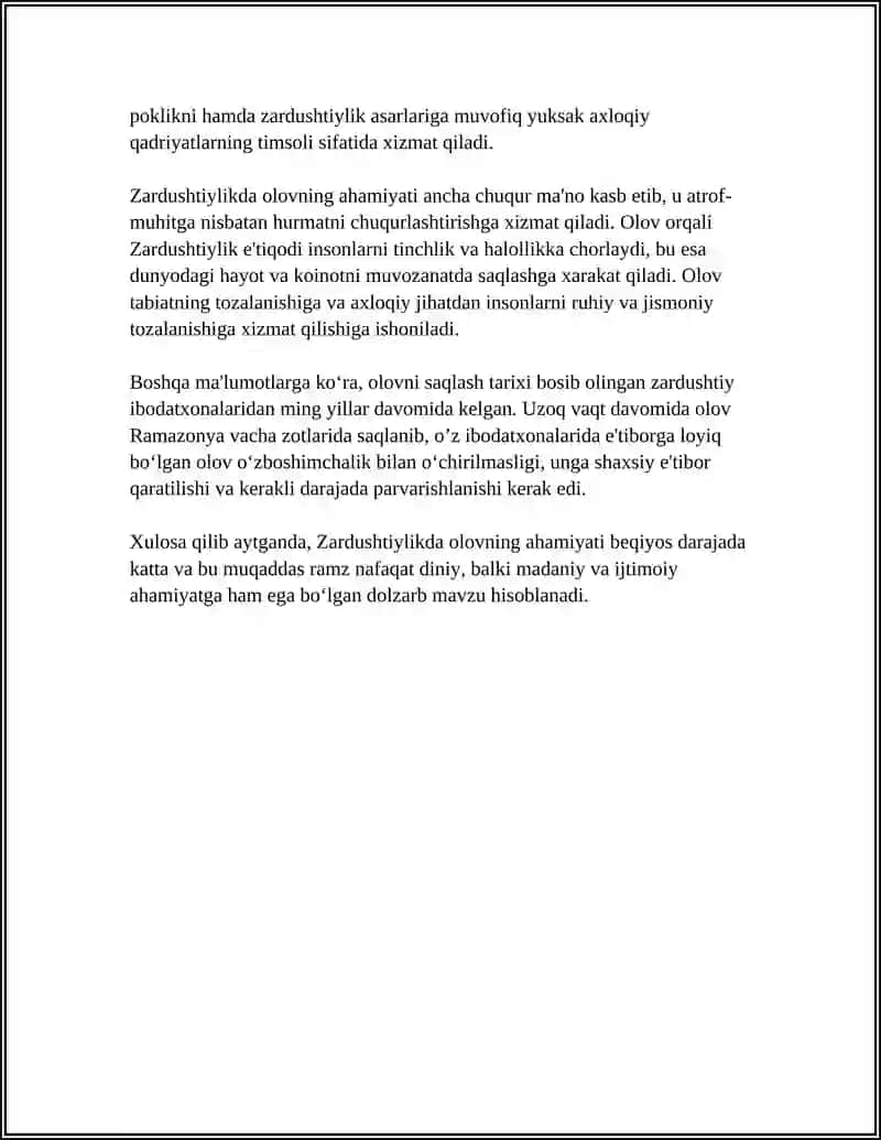 ZARDUSHTIYLIKDA TABIATNING ULUGʻLANISHI 4
