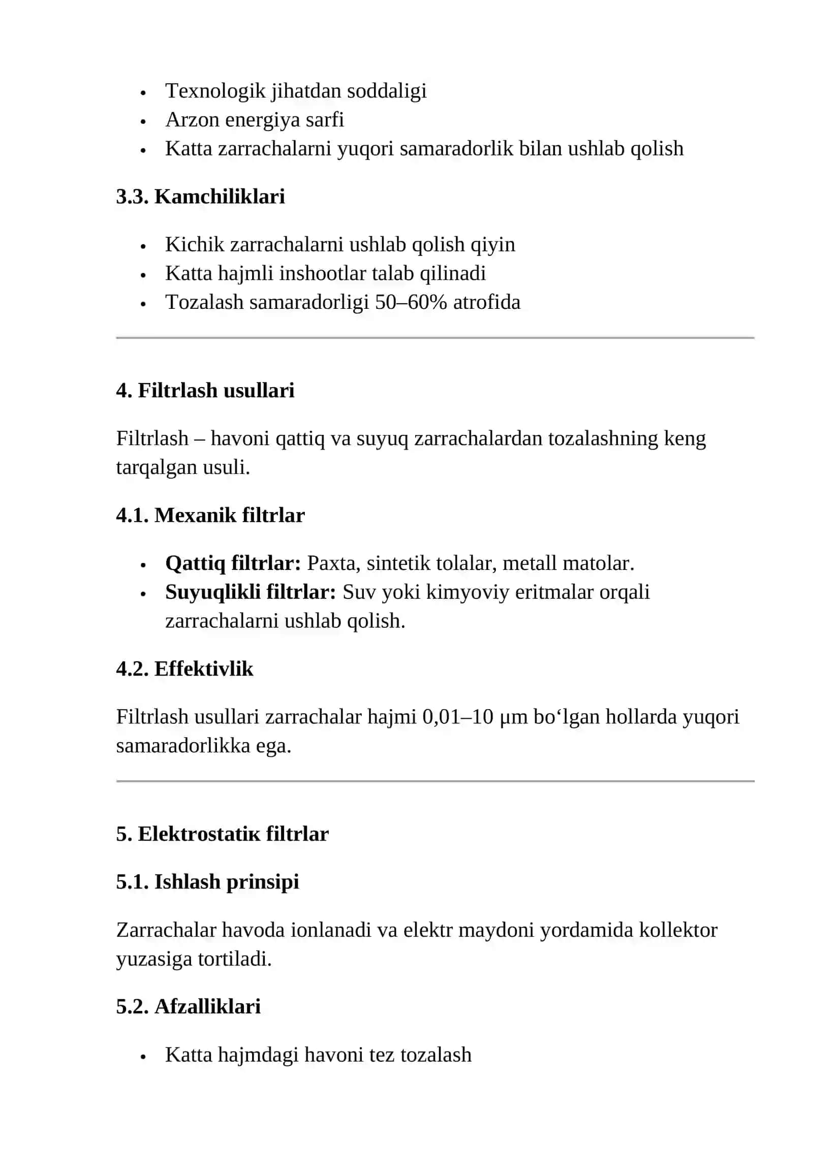 Havoni Aerozollardan Tozalash Usullari 4
