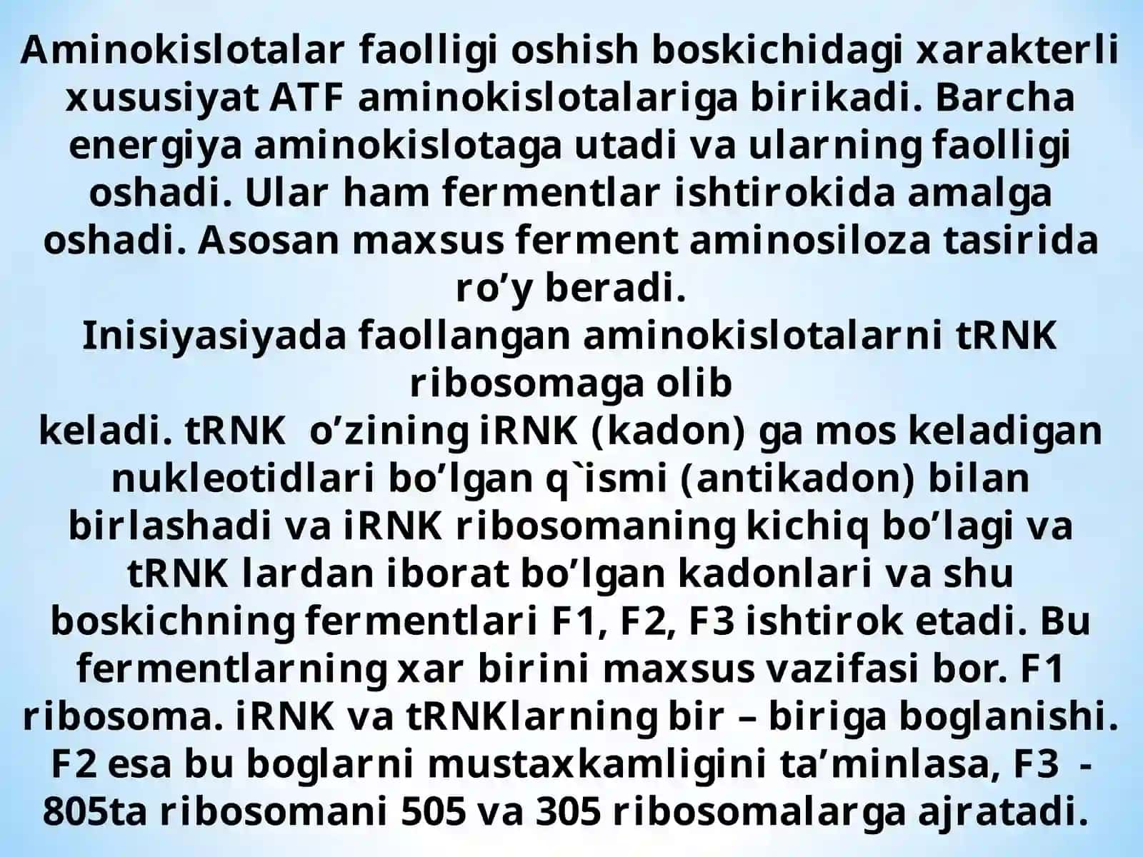 Oqsil biosintezi 4