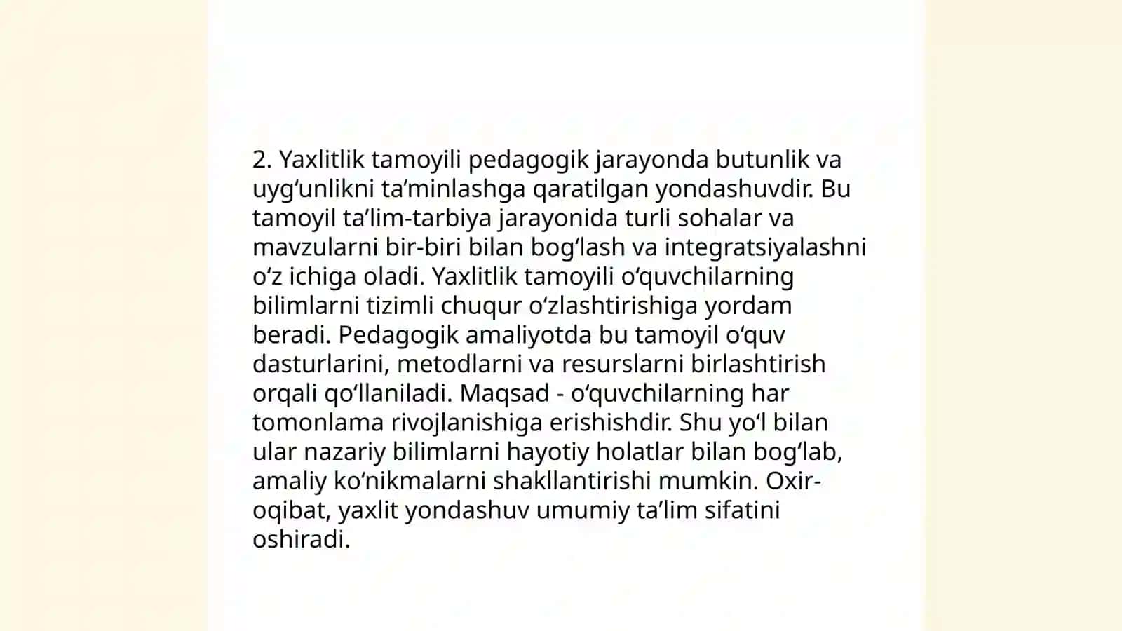 Pedagogik jarayonning mohiyati 4