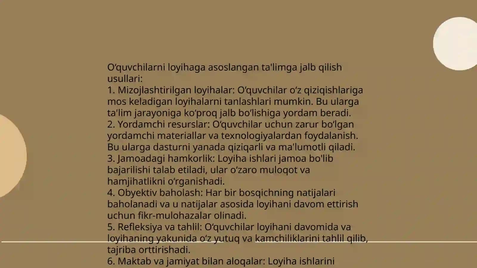 Loyihaga asoslangan ta'lim 4