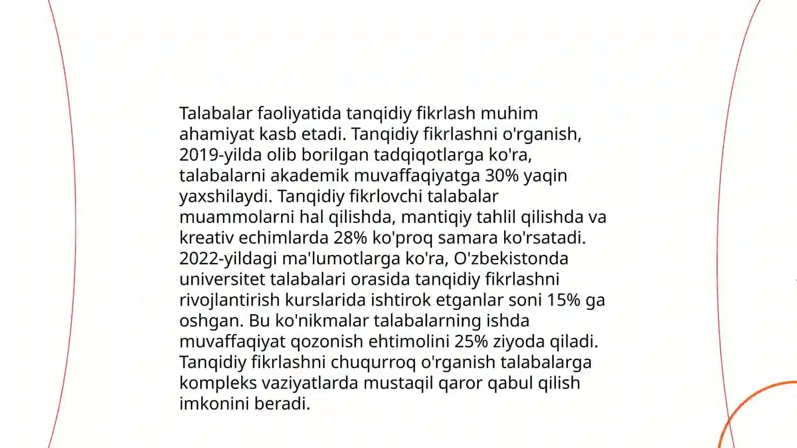 Akademik koʻnikmalarning talabalar faolyatdagi ahamyati va dolzarbligi 4