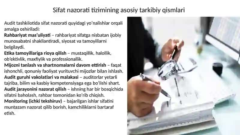 Auditda sifat nazorati muhimliligi 4