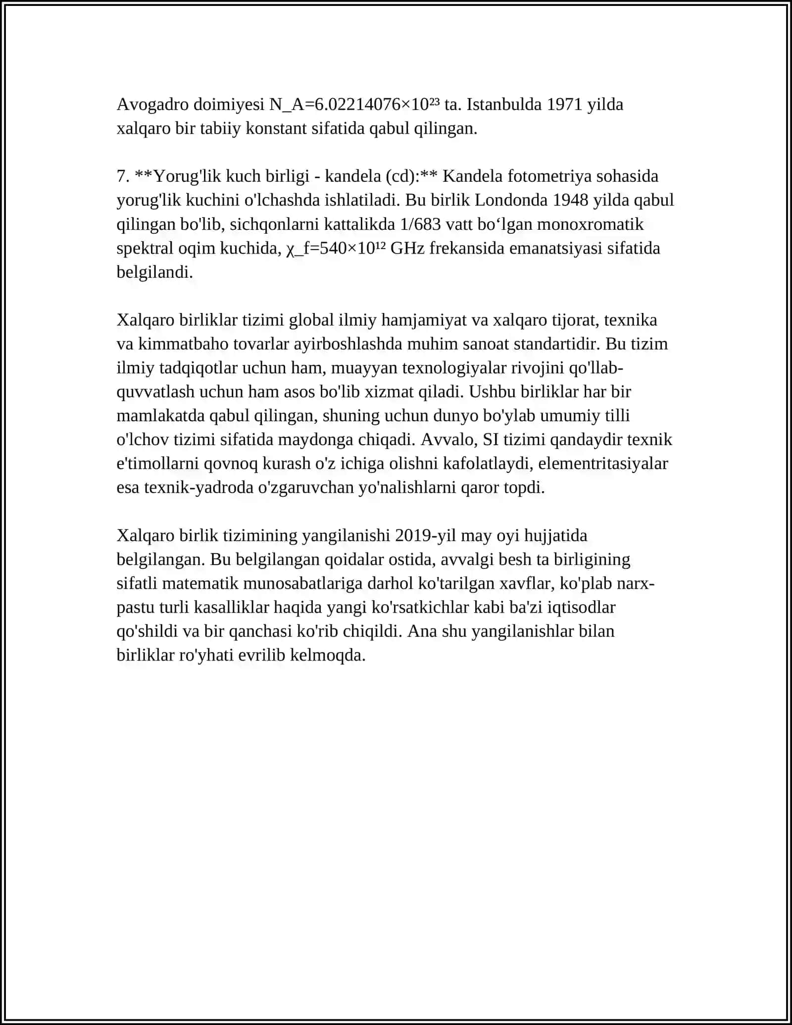 XALQARO BIRLIK 4