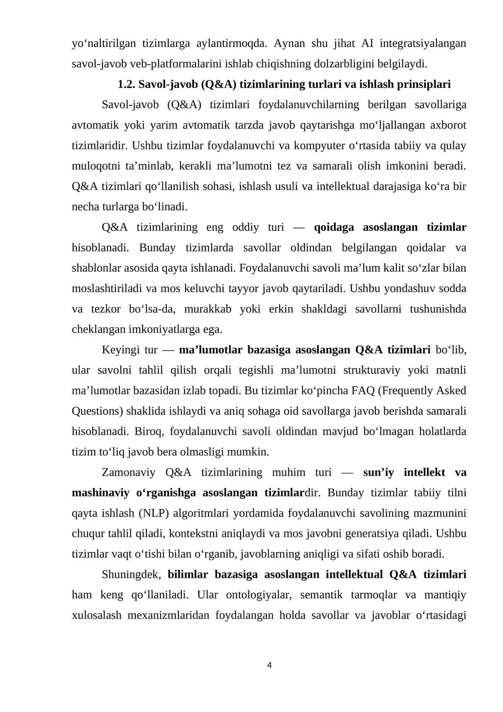 AI INTEGRATSIYALANGAN Q&A VEB-PLATFORMASI 4