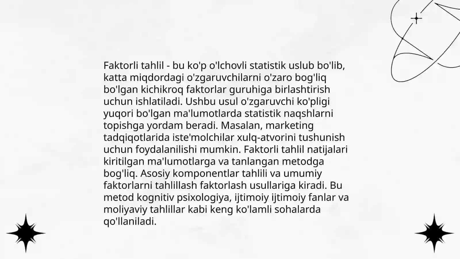 Tafovutlar tahlili usuli 4