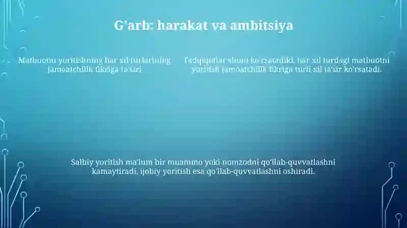 Psixologik Ta'Sirda Turli Yo'Nalishlarning Ta'Siri 4