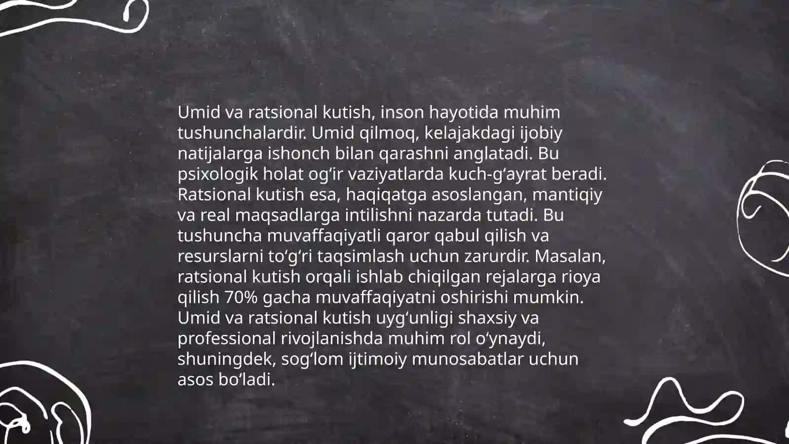 Ratsional kutish nazariyasi 4