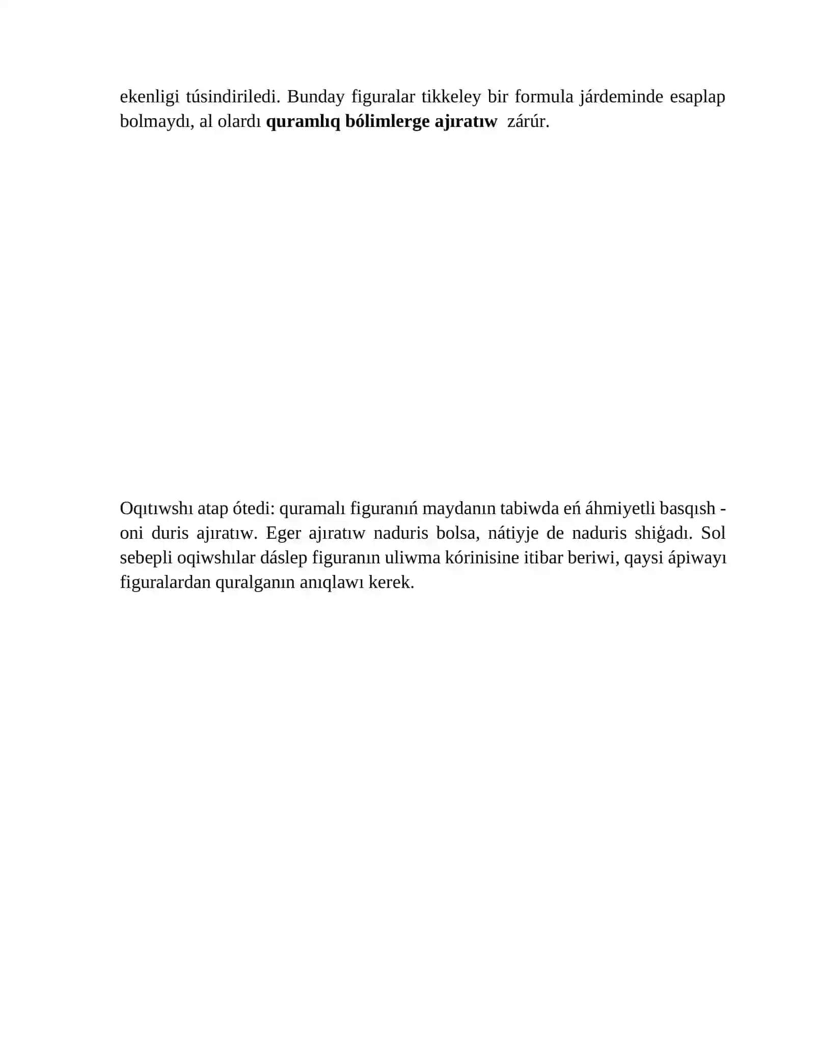 Quramalı figuralardıń maydanı hám perimetri 4