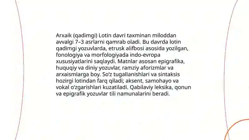 Lotin tili tarixi 4