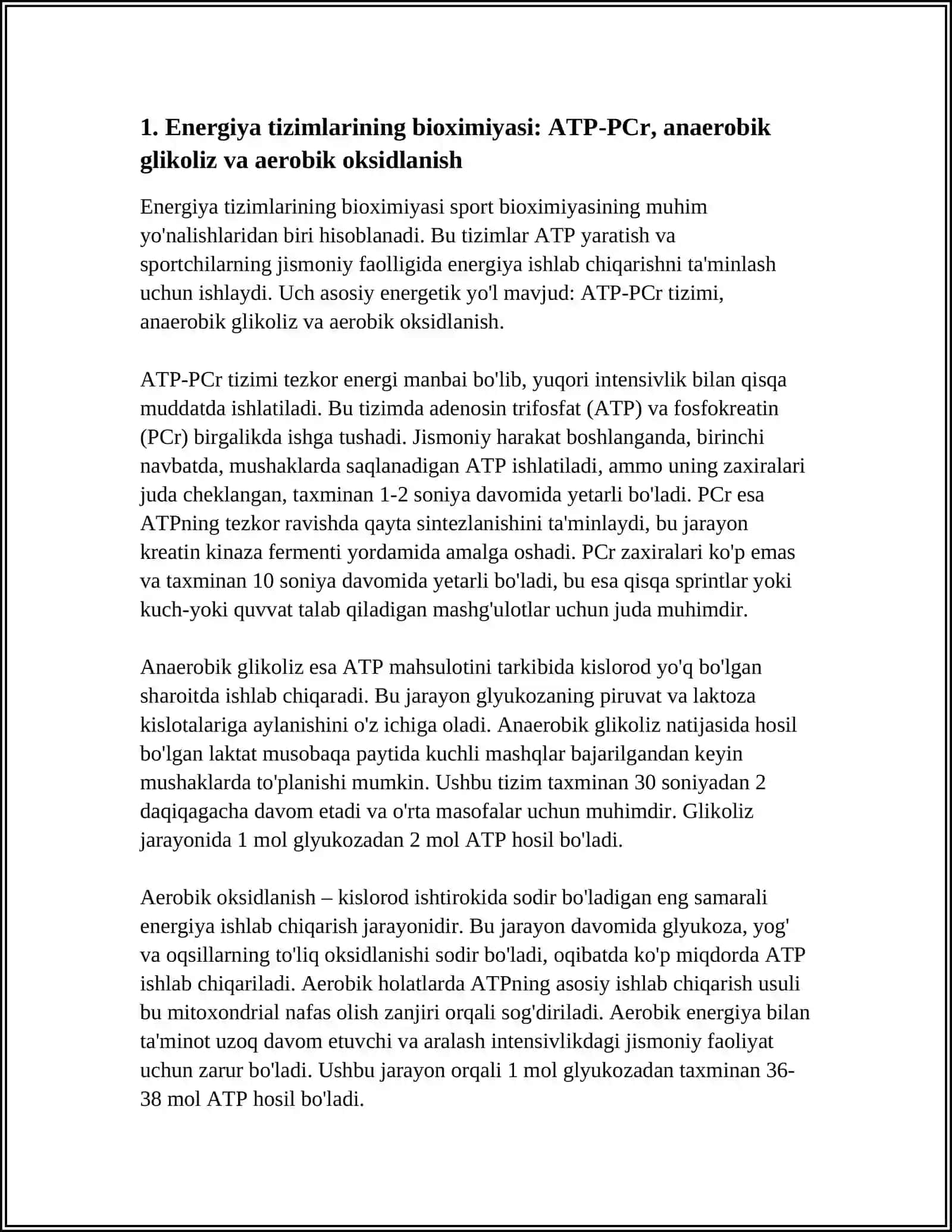BIOXIMIYA VA SPORT BIOXIMIYASI 4