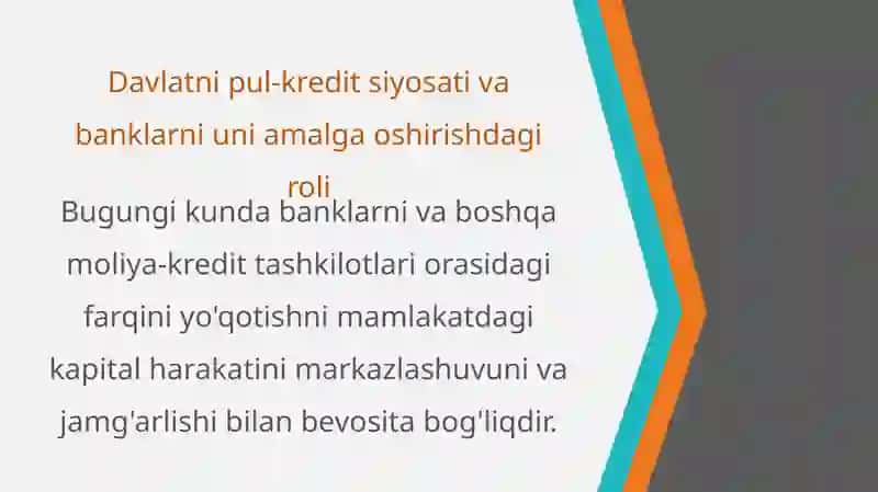 Bank tizimining modullari va ular o'rtasidagi avtomatlashtirilgan jarayonlar. 4
