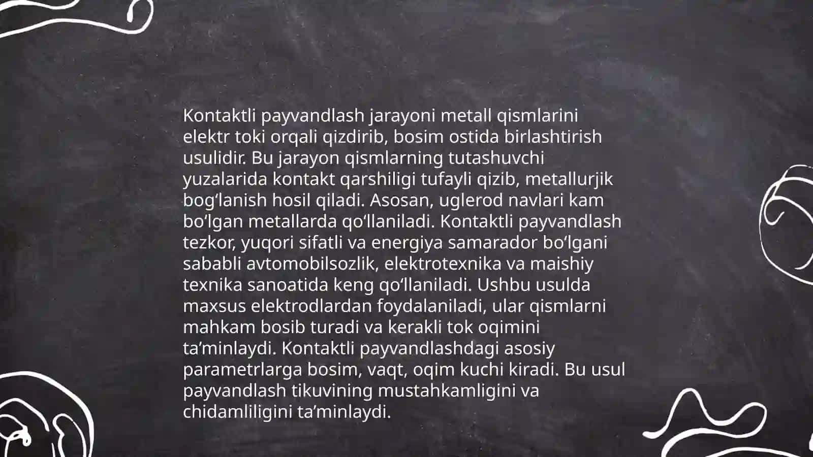 Kontaktli payvandlash uskunalari turlari 4