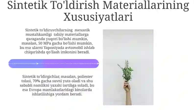 Tabiiy va Sintetik To'ldirish Materiallari 4