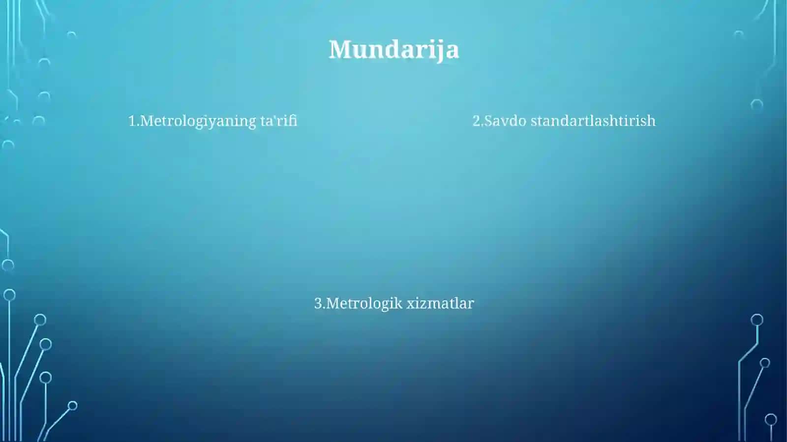 Metralogiya standartlashtirish 4