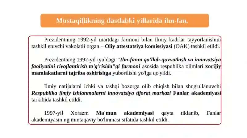 O‘zbekiston Respublikasida ta’lim sohasida amalga oshirilgan islohotlar 4