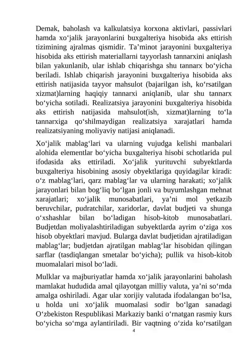 Buxgalteriya hisobida baholash 4