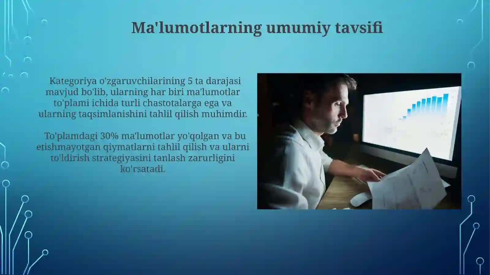 Tadqiqiy maʼlumotlar tahlili ( Explore data Analysis) 4
