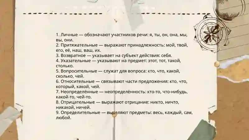 Местоимение 4