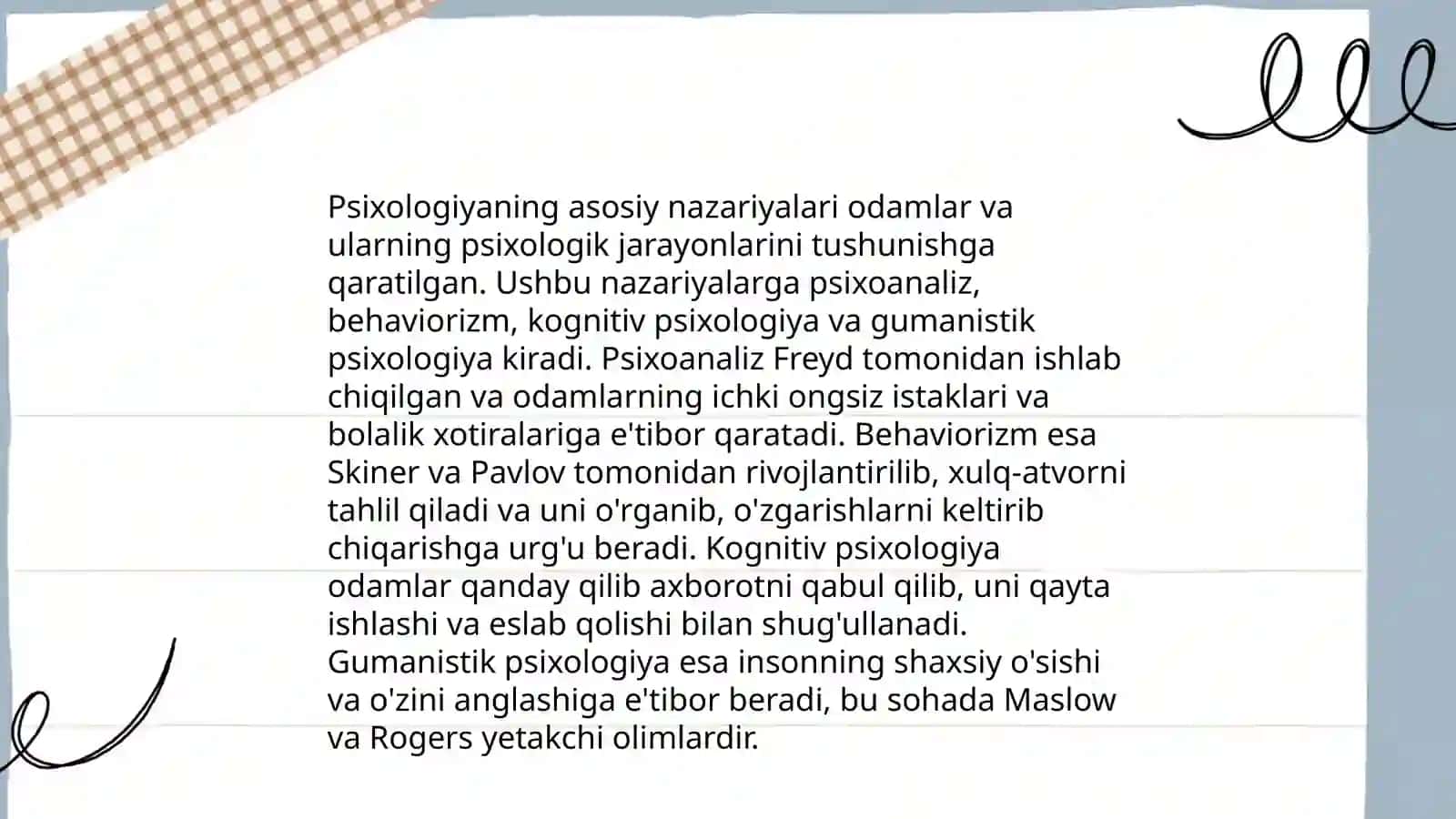 Faoliyat va shaxs psixologiyasi 4