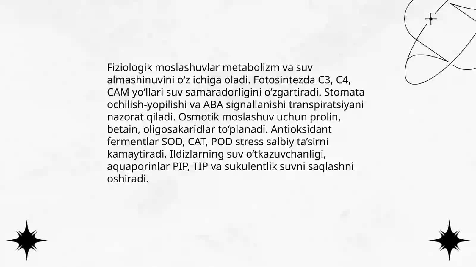 Oʻsimliklarning yangi muhitga moslashuvi 4