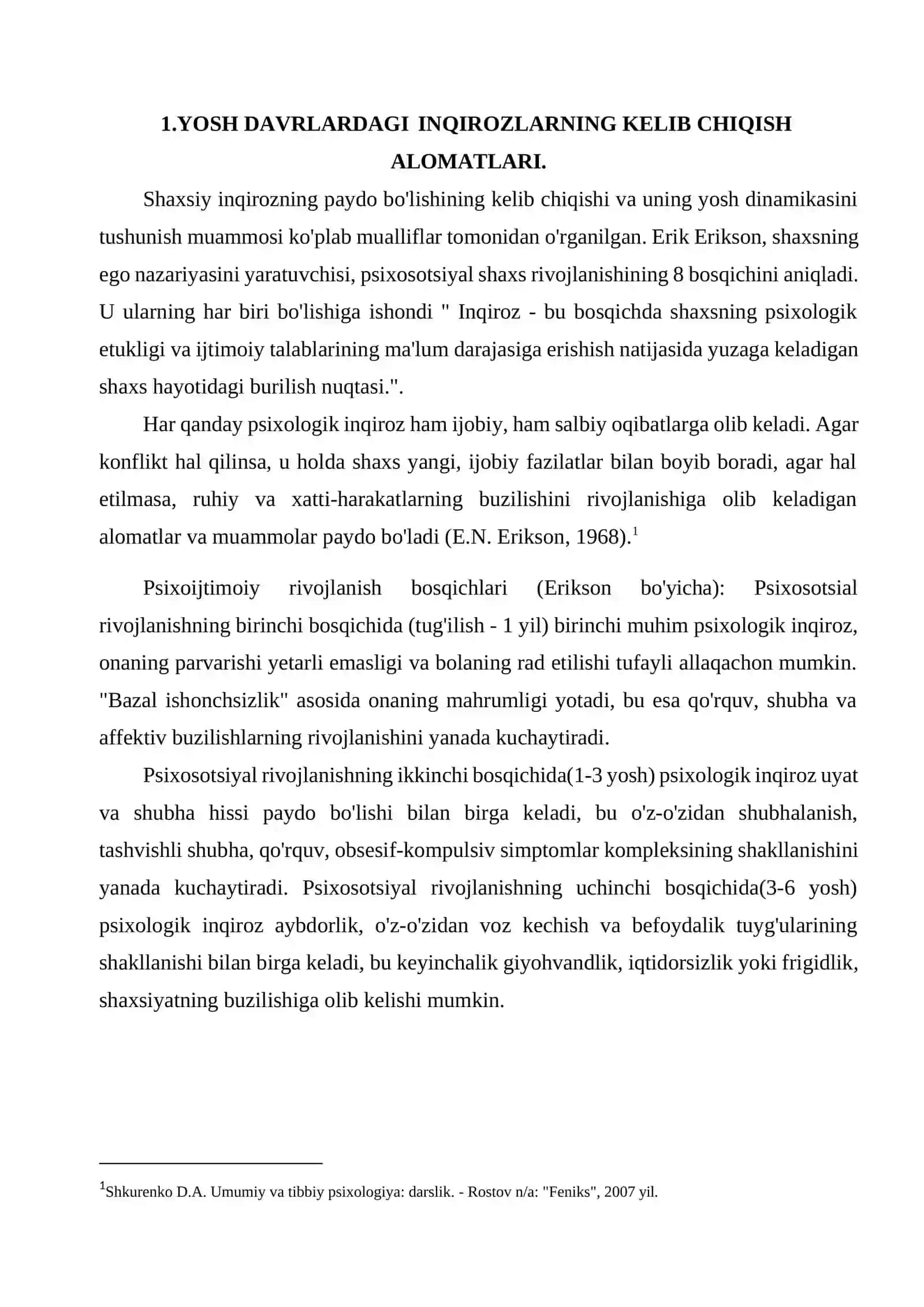 Sensitiv va inqiroz davrlar 4