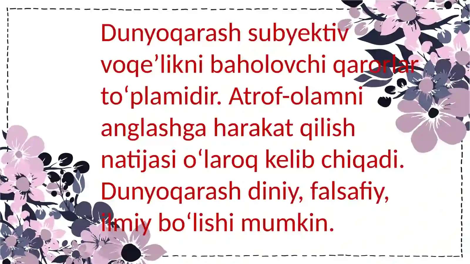 Dunyoqarashining mohiyati tuzilishi va funksiyalari 4