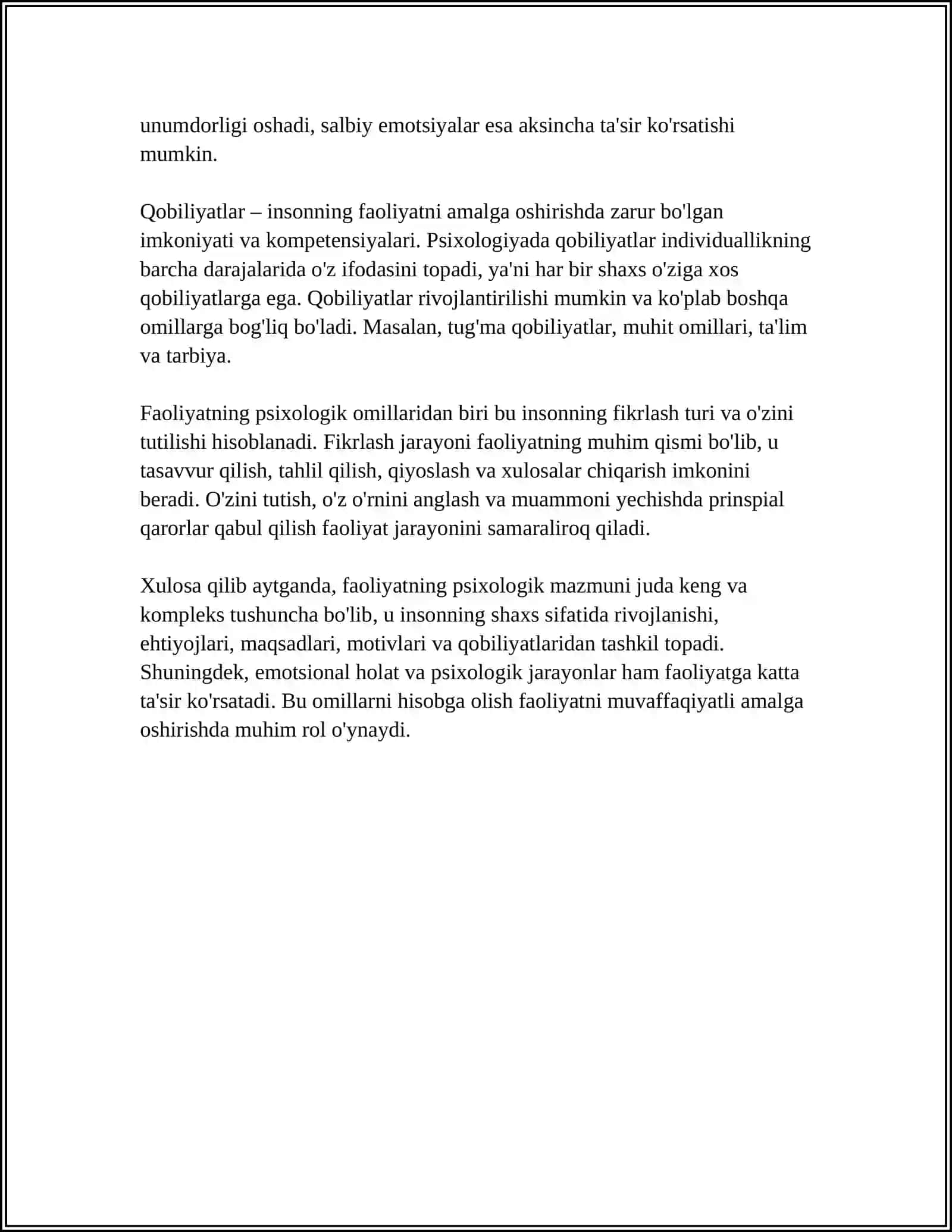 FAOLIYATNING UMUMIY PSIXOLOGIK TAVSIFI 4