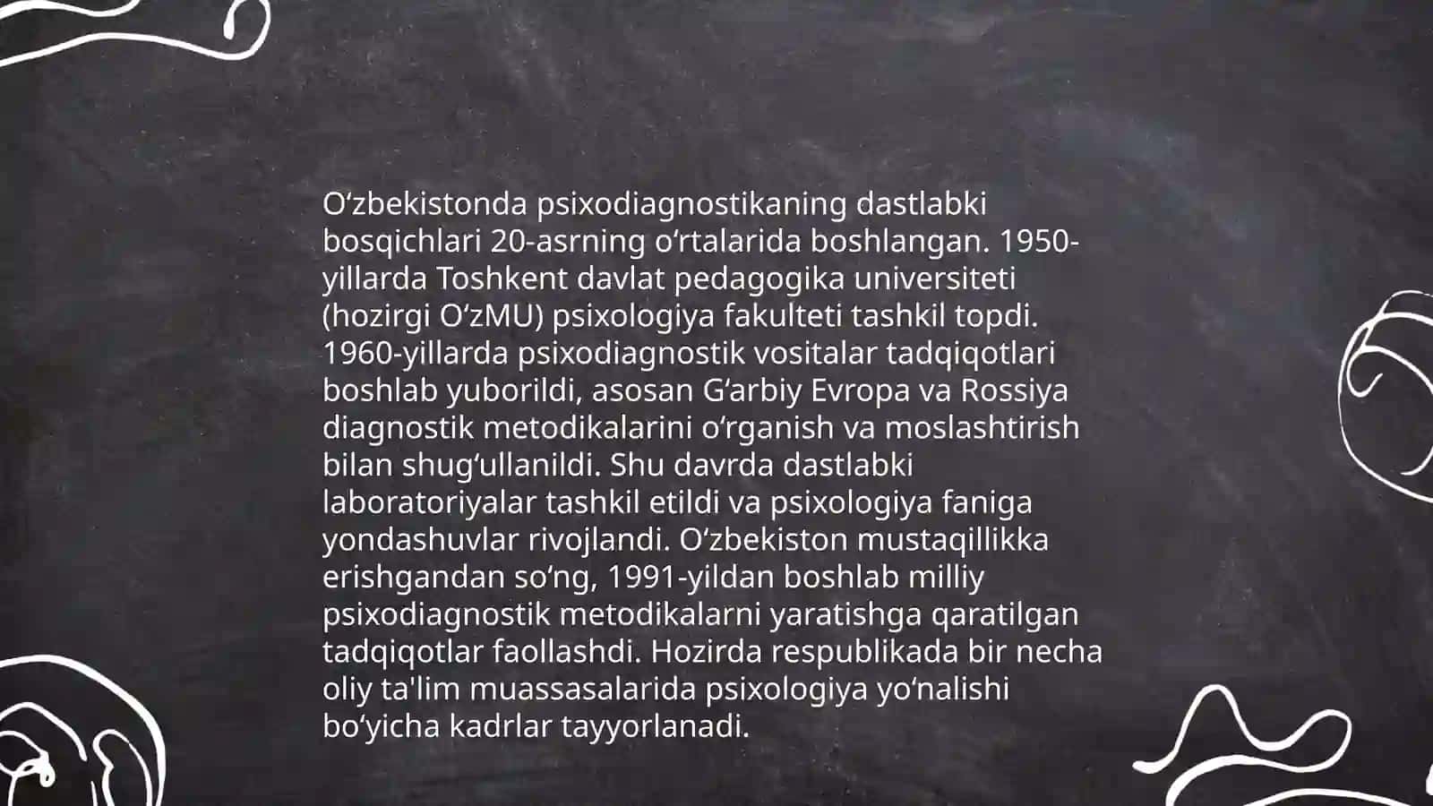 O‘zbekistonda eksperimental psixodiagnostikaning rivojlanishi 4