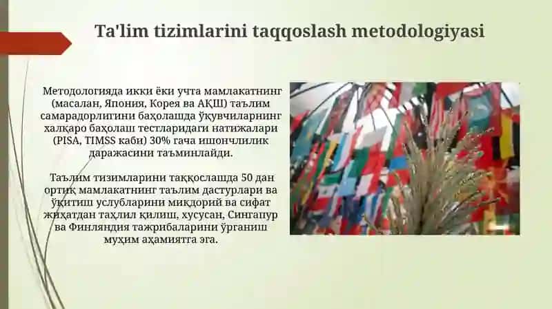 Taqqoslash pedagogikasi 4