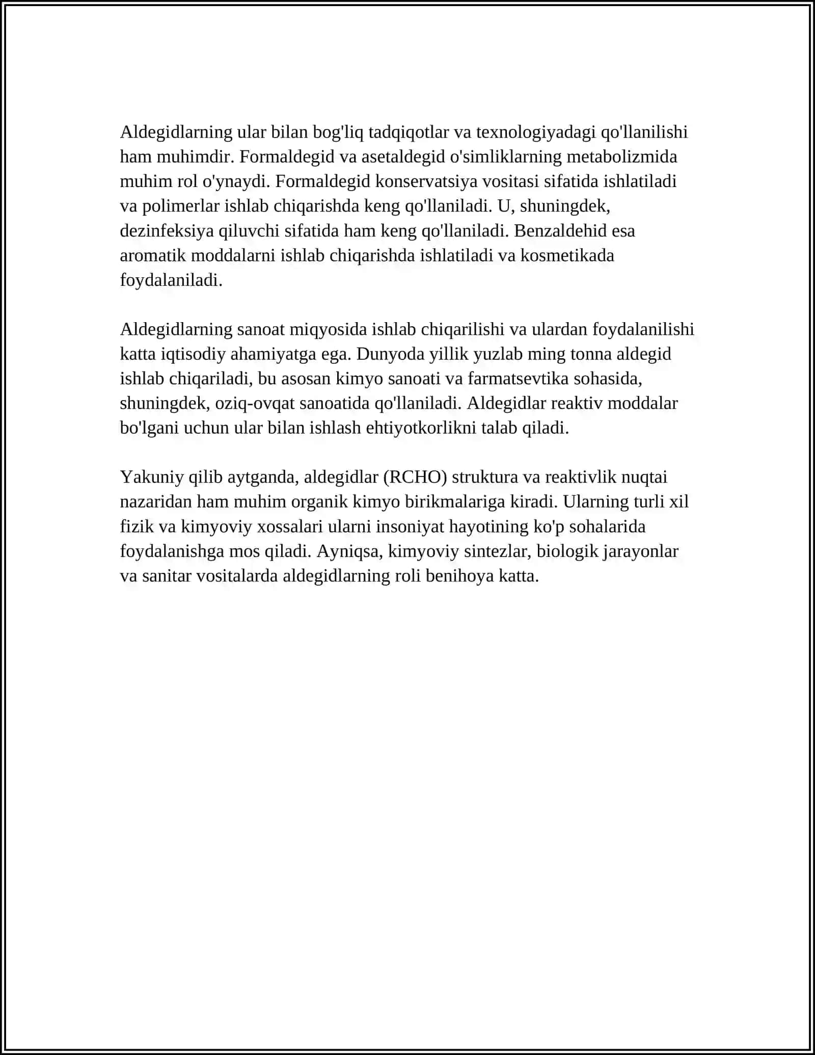 ALDEGIDLAR 4