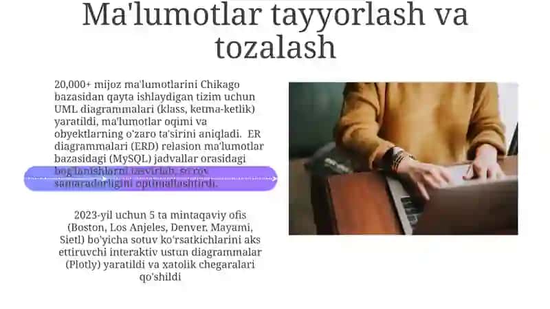Diagrammalar ustida ishlash. Grafik va diagrammalarni shakllantirish va ularni bezash 4
