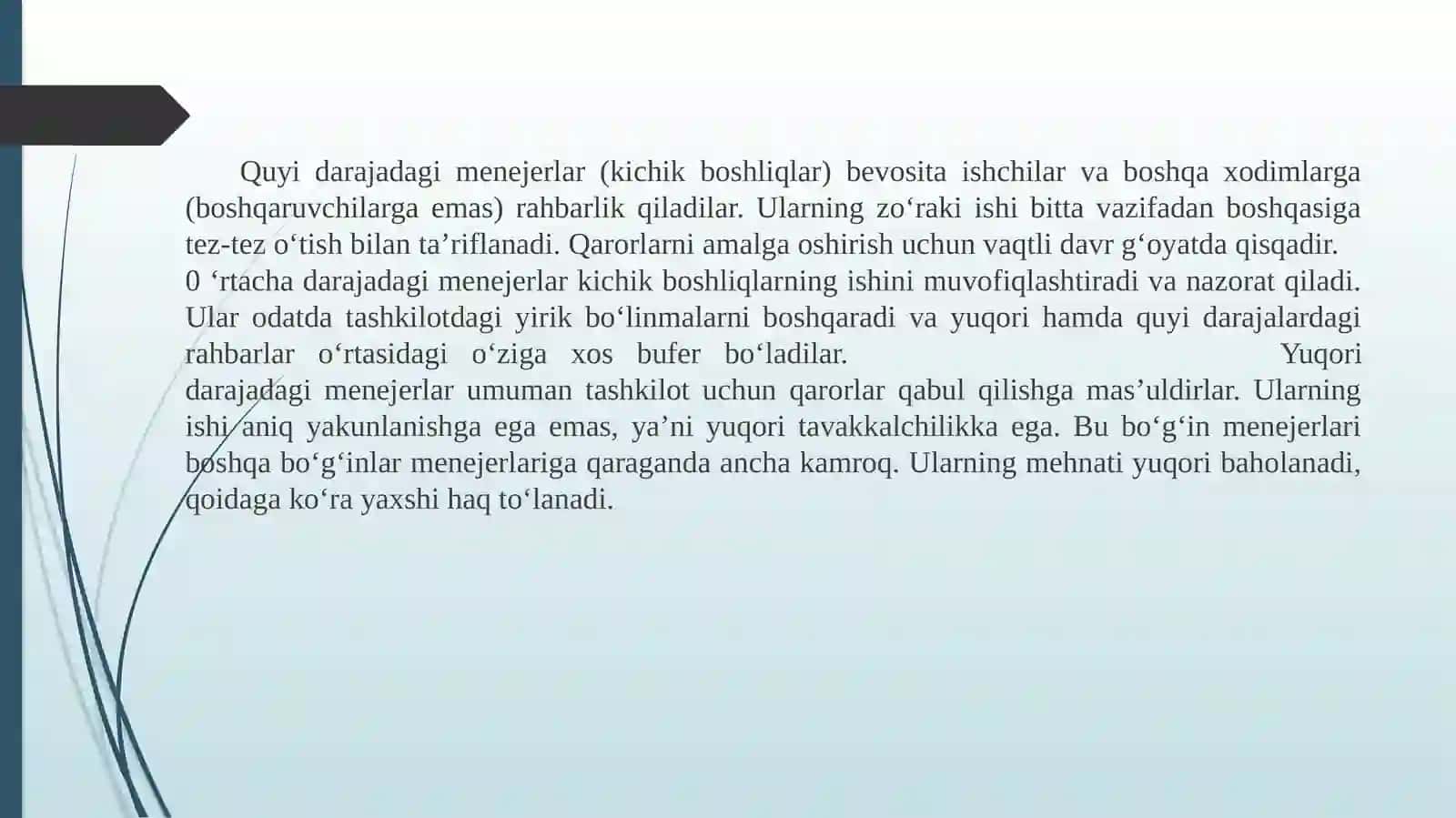 Yetakchilik va takchillik hususiyatlari 4