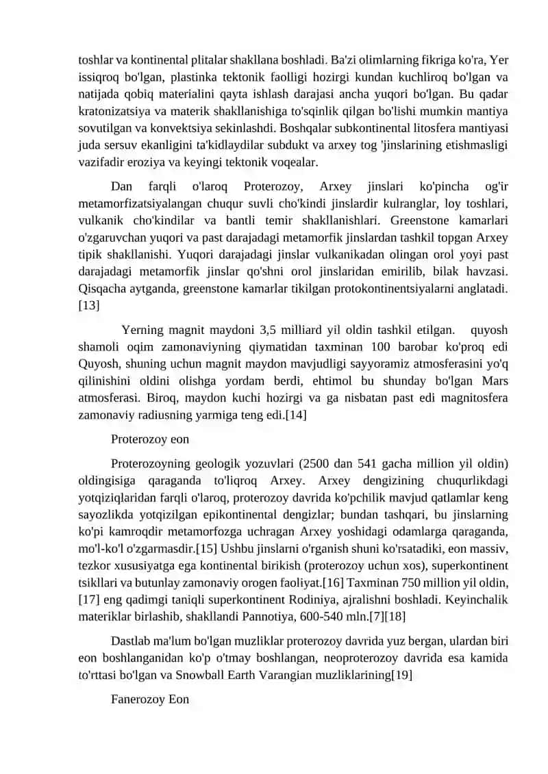 Geologik va Yer Geologiyasi 4