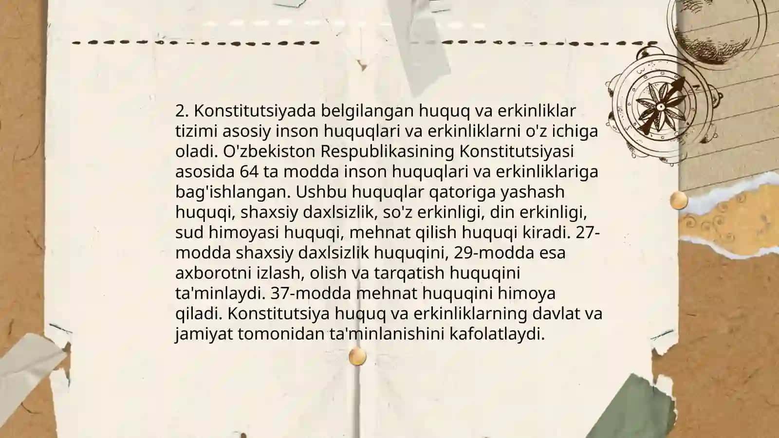 Oʻzbekiston respublikasi Konstitutsiyasi 4