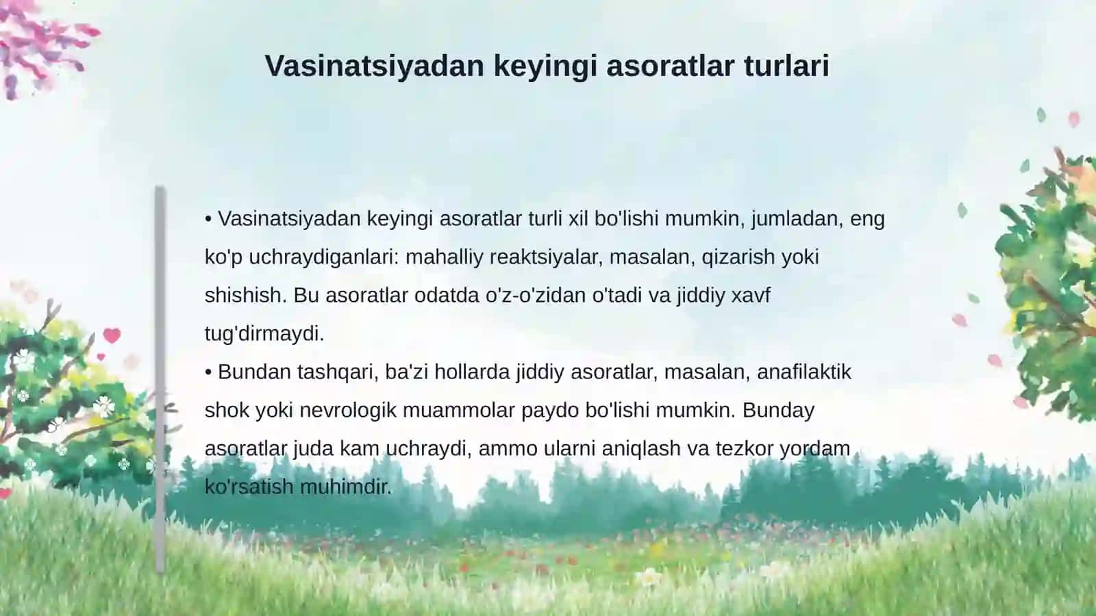 Vasinatsiyadan keyingi asoratlar 4