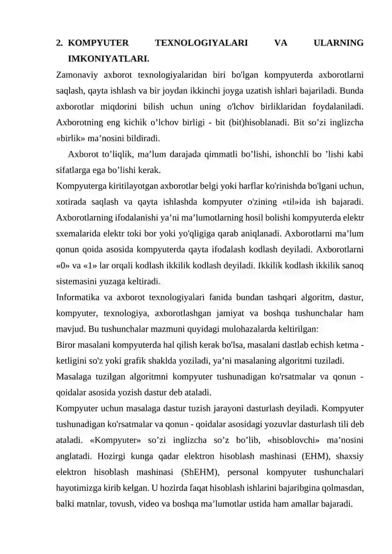 Internet tehnologiyalari shakillanishi va rivojlanishi 4