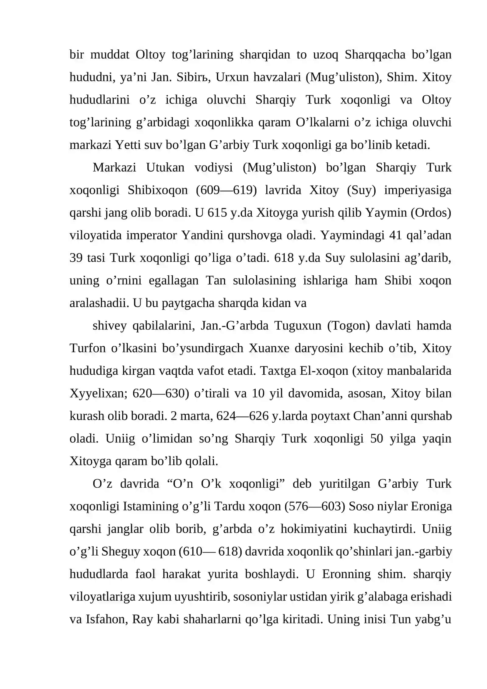 Turk xoqonligining tashkil topishi 4