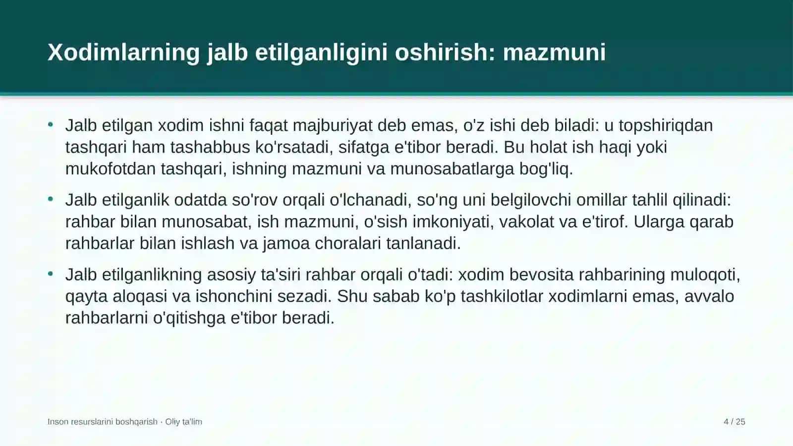 sanoat turizmida xodimlarning jalb etilganligini oshirish 2063 4