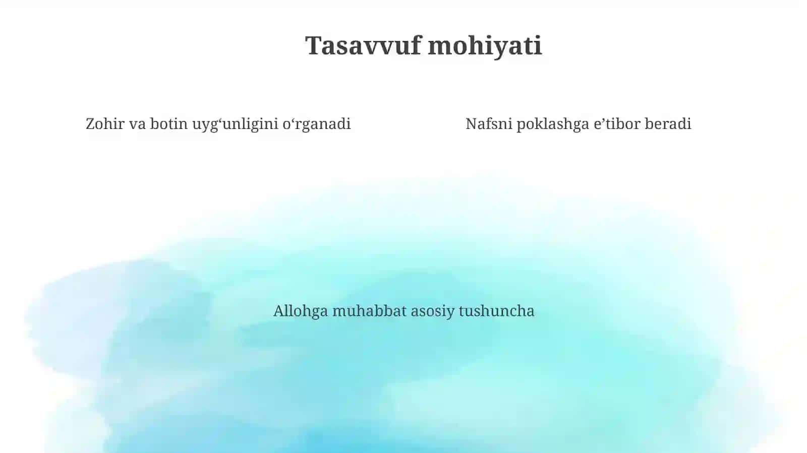Tasavvuf taʼlimotini sharq madaniyatiga taʼsiri 4