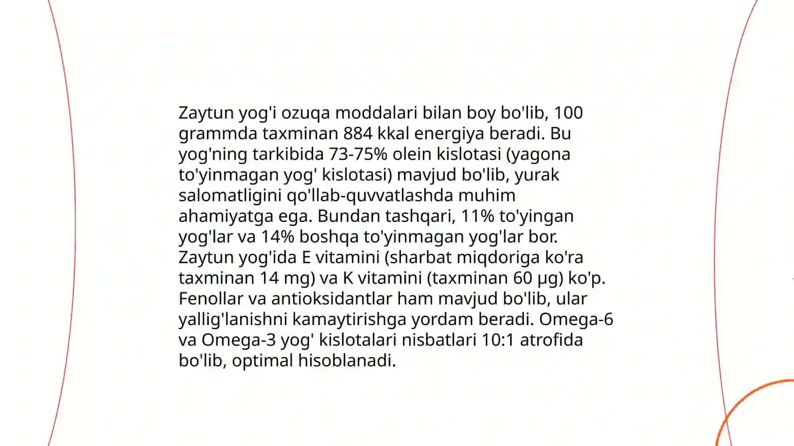 Zaytuni yog'i va uning dorivor xususiyatlari 4
