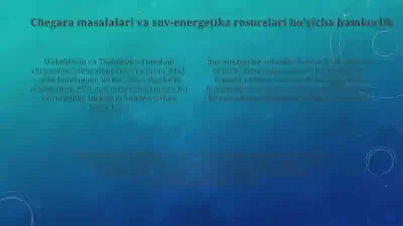 O'zbekiston va Tojikiston oʻrtasidagi siyosiy va savdo aloqalari 4