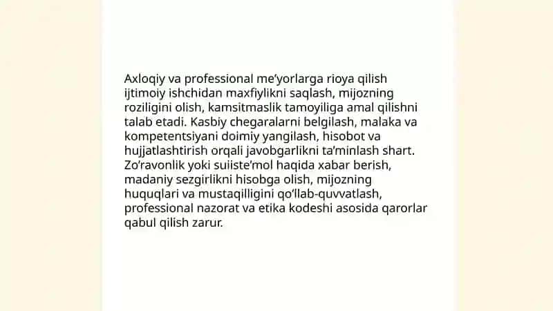Ijtimoiy ishchi kasbining zamonaviy talablari 4