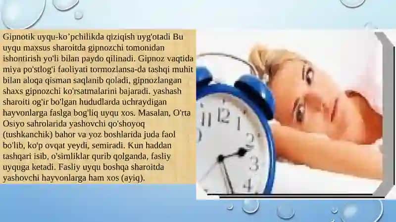 Uyqu, tushko'rish, gipnoz 4
