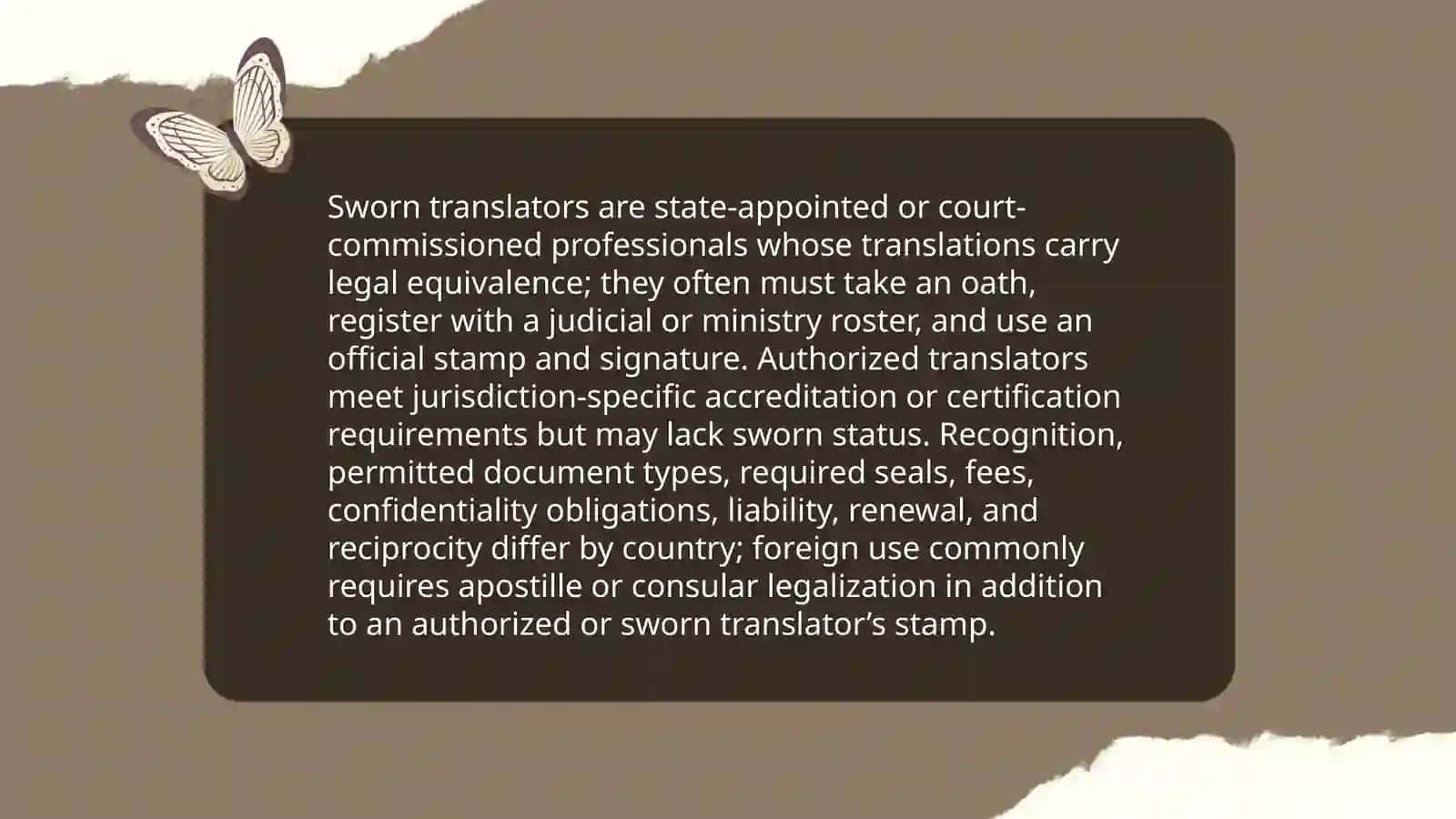 Translation of official documents 4
