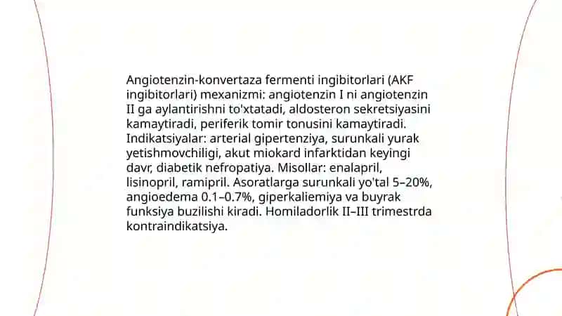 Gipertenziv vositalar 4