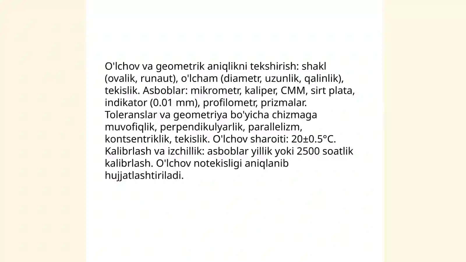 Vizual va yuzaki tekshiruv usullari 4